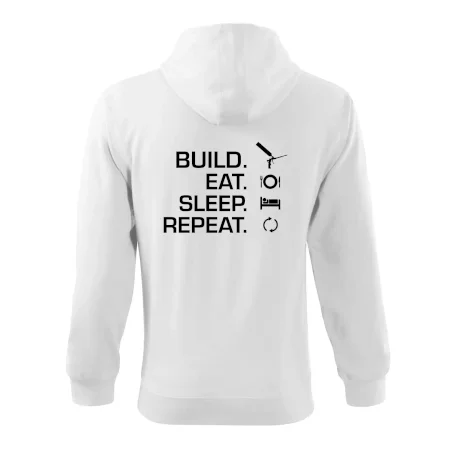 Build eat sleep repeat - montážna pena