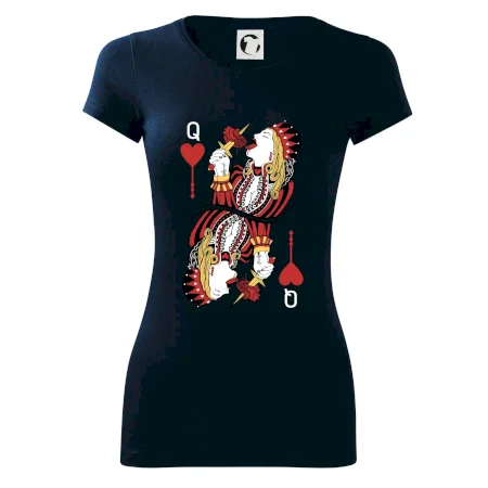 Srdcová Kráľovná kreslená (Pecka Design)
