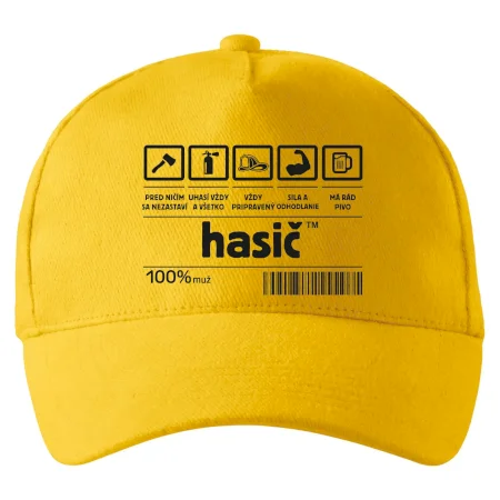 Čiarový kód - Hasič / hasička