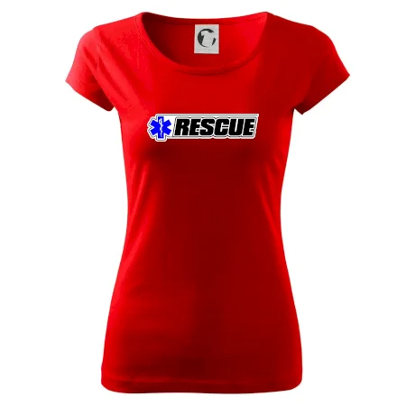 Záchranár rescue kríž modrý