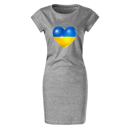 Ukrajina srdce vlajka