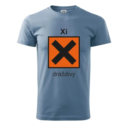 Xi Dráždivý - Výstražná tabuľka na tričku