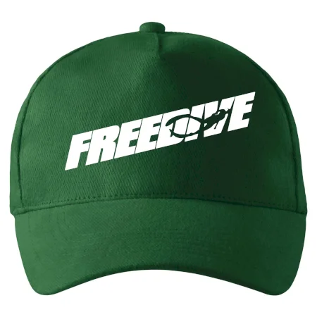 Freedive - nápis s potápačom