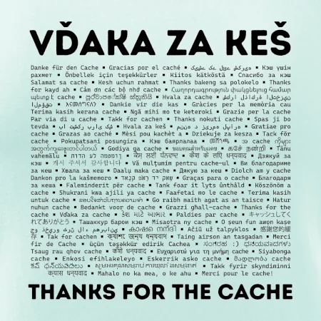 Vďaka za keš (v rôznych jazykoch)