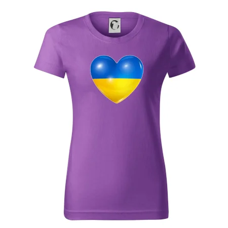 Ukrajina srdce vlajka