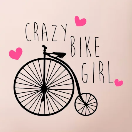 Crazy bike girl