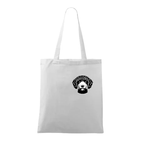 Lagotto romagnolo hlava na prsníku