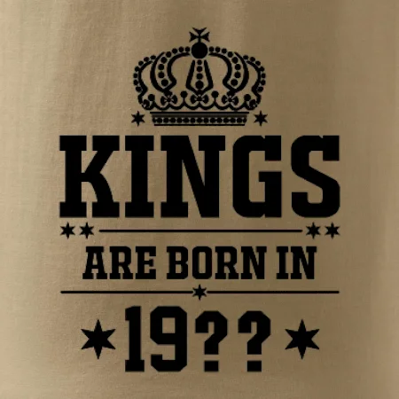 Kings are born in vlastný ročník