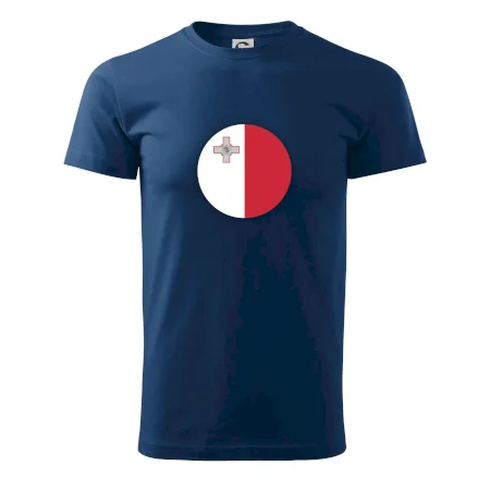 Vlajka Malta okrúhla veľká