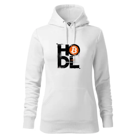 Hodl velký nápis a logo BTC