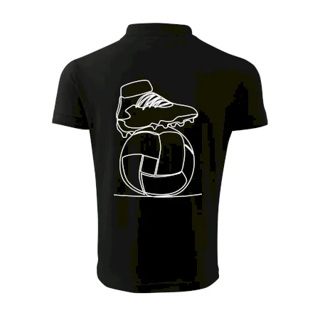 Futbalová lopta kopačka jedným ťahom