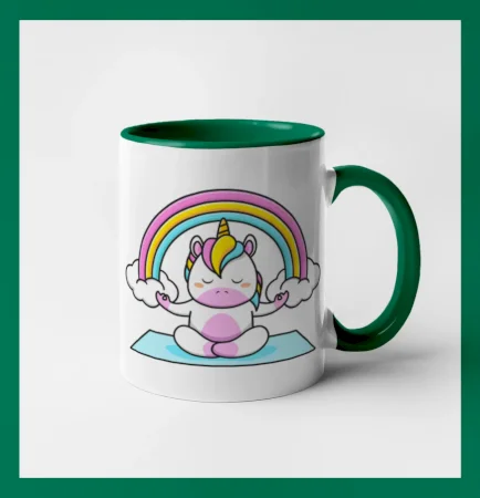 Yoga jednorožec - dúha