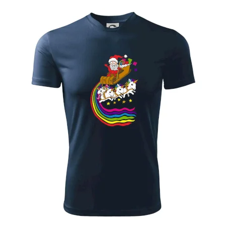 Santa a jednorožce (Pecka design)