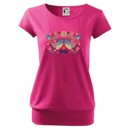 Folklór - dva farebné vtáčiky