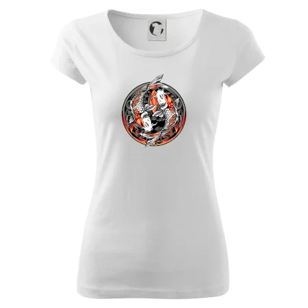 Yin & Yang Koi kapor - oranžový
