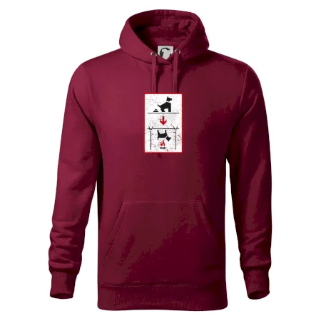 Tričko pre odporcov sraní na chodníku