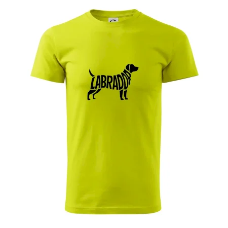 Labrador nápis v tele