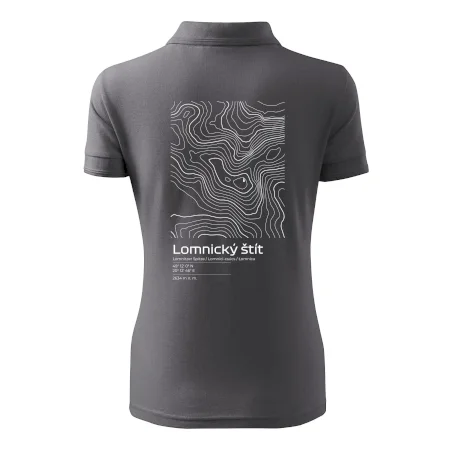 Lomnický štít - vrstevnice v obdĺžniku