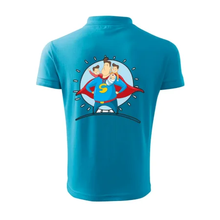 Táta superman - kluk, kluk a dítě