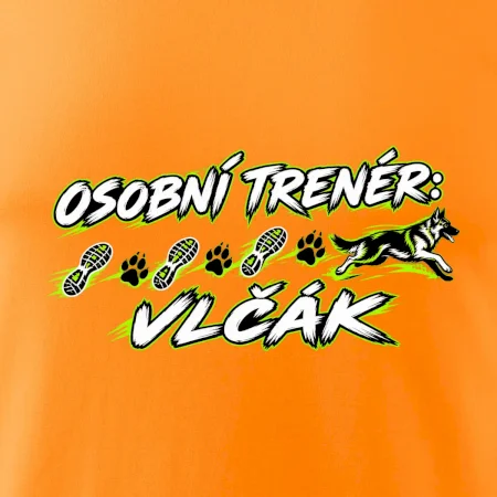 Osobní trenér vlčák - běžecký motiv