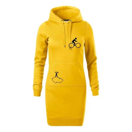 Mapa ČR + kolo na prsu