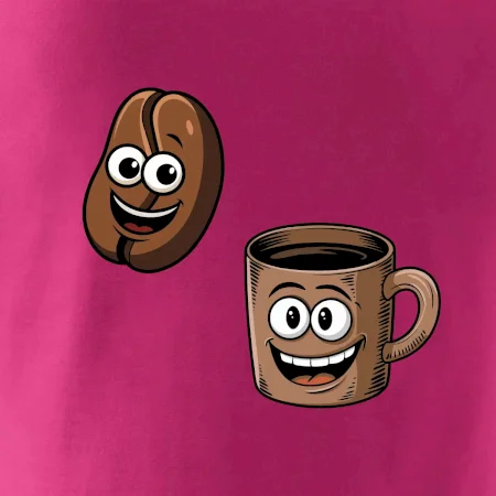 Parové tričko - Hrnček a káva