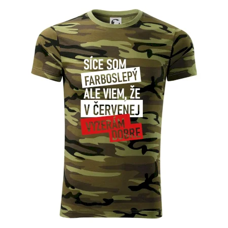 Síce som farboslepý, ale viem, že v červenej vyzerám dobre