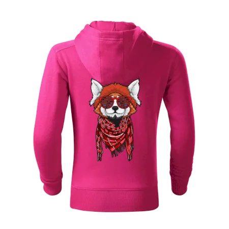 Červená panda hipster