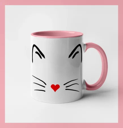 Mačka - srdce namiesto nosa