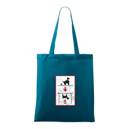 Tričko pre odporcov sraní na chodníku