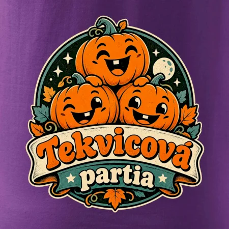 Tekvicová partia - tri veselé tekvice retro