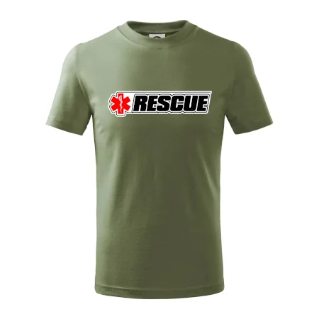 Záchranár rescue kríž červený