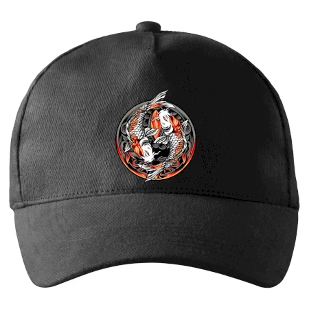Yin & Yang Koi kapor - oranžový