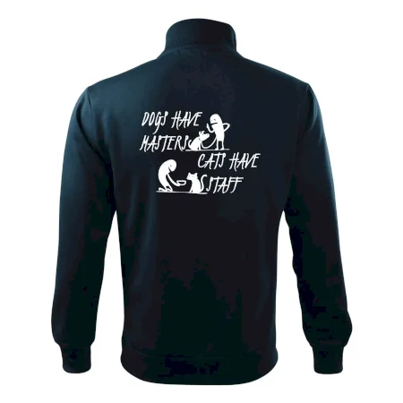 Dogs have masters, cats have staff