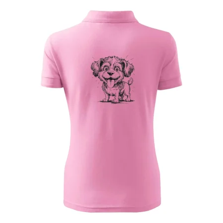 Lagotto romagnolo karikatúra vypláznutý jazyk