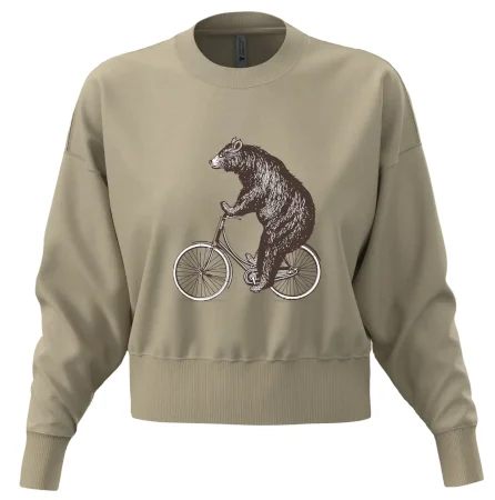 Medveď na bicykli