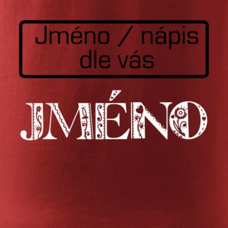 Folklór - meno - nápis