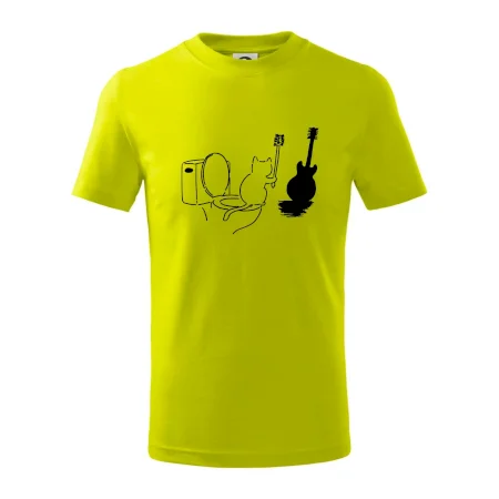 Mačka a gitara WC