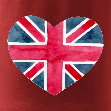Britské srdce maľované