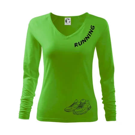 Running nápis šikmo