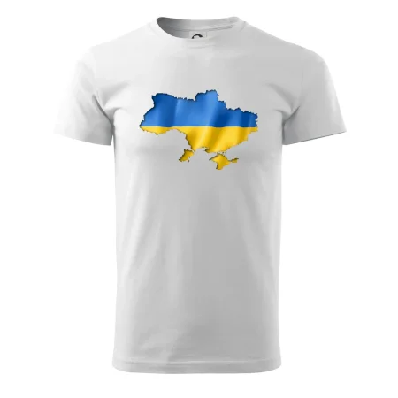 Ukrajina vlajka mapa