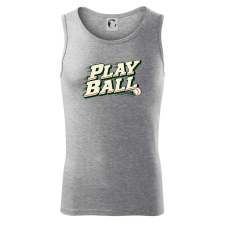 Play ball retro sportovní nápis