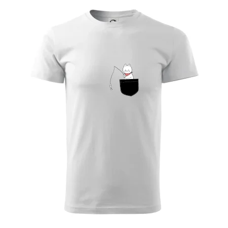 Mačka s rybou vo vrecku
