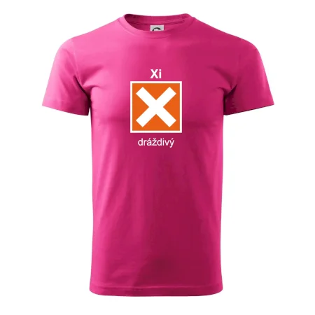 Xi Dráždivý - Výstražná tabuľka na tričku