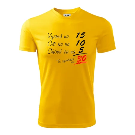Vyzerá, cíti sa, chová sa - 30 rokov