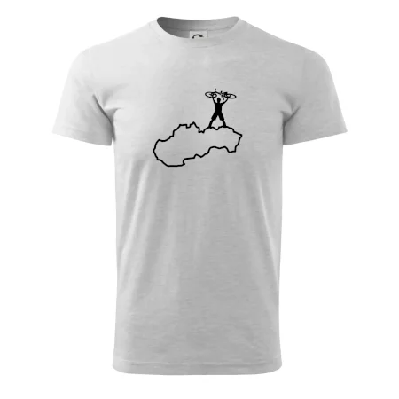 Mapa Slovenska - cyklista