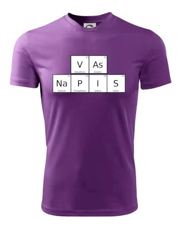 Vlastný nápis - periodická tabuľka