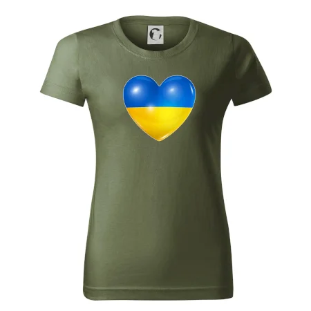 Ukrajina srdce vlajka