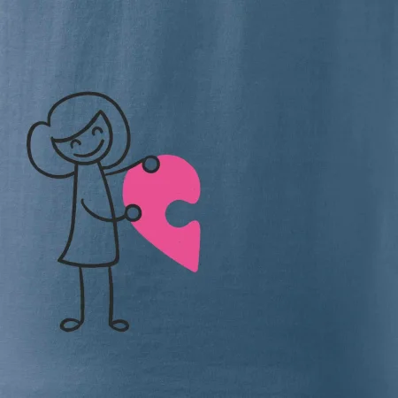 Párové tričká puzzle postavička