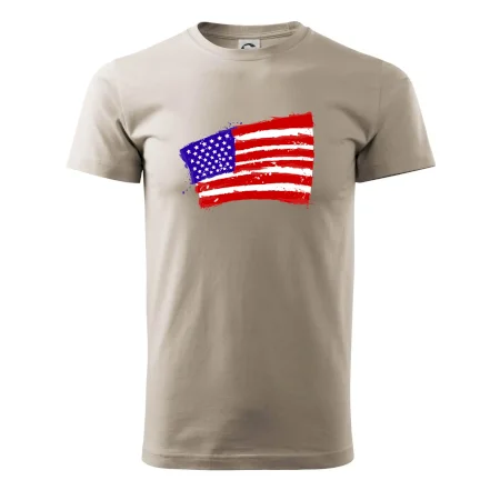 Americká vlajka ohnutá